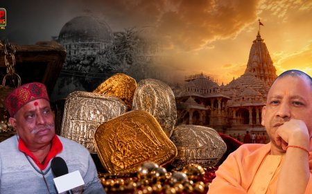 राम मंदिर से गायब हुई 1250 सोने-चांदी की शिलाएं , हिंदुवादी नेता संतोष दुबे ने किया दावा, बोले-2002 के बाद नहीं मिला शिलाओं का रिकॉर्ड