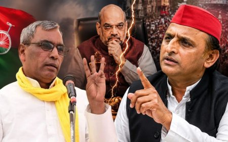 समाजवादी पार्टी में जल्द होगी बड़ी टूट, मंत्री राजभर ने किया दावा, बोले -अखिलेश के चाचा ने अमित शाह को दी नेताओं के नाम की चिट्ठी 