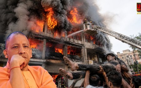 लखनऊ में लाइब्रेरी में लगी भीषण आग, जान बचाने के लिए छात्र ने लगाई छलांग, मामले का सीएम योगी ने लिया संज्ञान