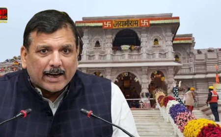 राम मंदिर के चढ़ावा विवाद को लेकर SIT से मिले संजय सिंह,  12 मिनट की मीटिंग में सौंपे 11 सबूत, चंपत राय के इस्तीफे की चर्चा ने गरमाया माहौल 