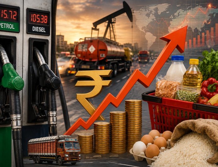 पेट्रोल-डीजल के बढ़ते दाम बढ़ाएंगे महंगाई… दूध, दाल, फल समेत रोजमर्रा की चीजें हो सकती हैं महंगी!