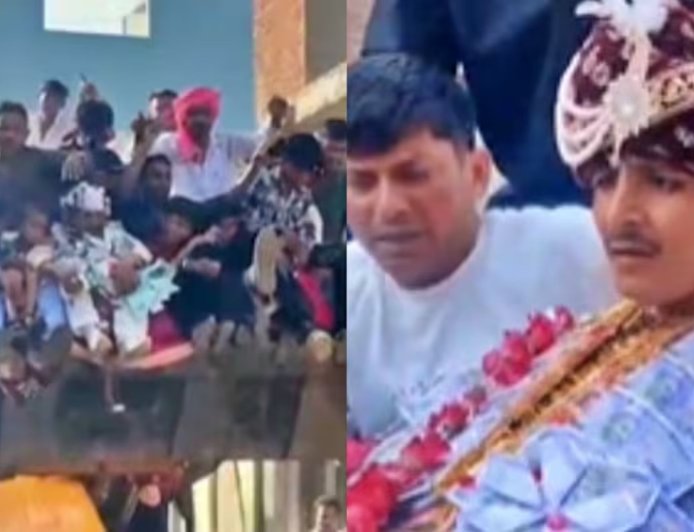 बुलडोजर पर बैठकर निकला दूल्हा, सिगरेट के छल्ले उड़ाता रहा, वीडियो वायरल होते ही पुलिस पहुंची, अब होगी बड़ी कार्रवाई