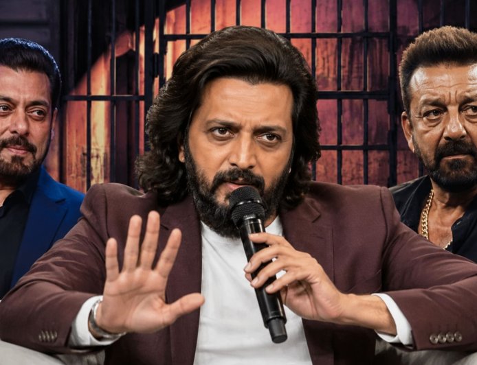 'सलमान-संजय को लॉक अप का एक्सपीरियंस', सवाल सुनकर भड़के रितेश देशमुख, लॉक अप शो के लॉन्च इवेंट में गरमाया माहौल 