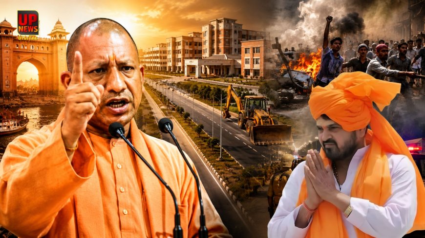 बाहुबली बृजभूषण के गढ़ से सीएम योगी का चुनावी शंखनाद! विकास की सौगात के साथ दंगाइयों को दी चेतावनी, बोले- रंग में भंग डालने वालों का भविष्य भी स्वाहा होगा