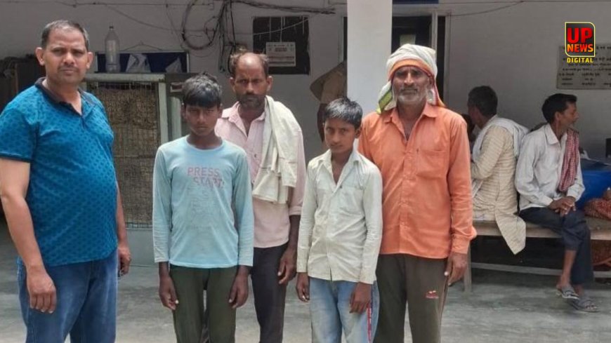 दो बच्चों के लापता होने से गांव में मचा हड़कंप, कासगंज पुलिस ने ऑपरेशन मुस्कान चला लौटाई परिवारों की मुस्कान