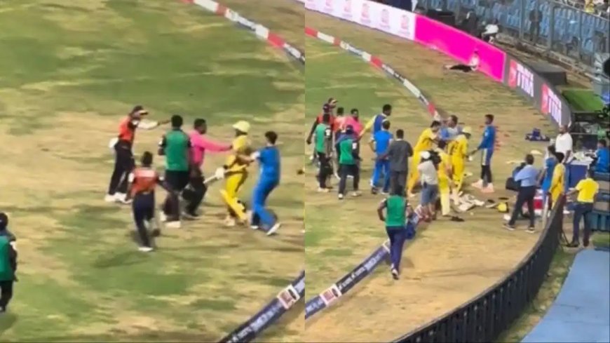 फाइनल में हाई-वोल्टेज ड्रामा… खिलाड़ियों के बीच धक्का-मुक्की, आखिरी गेंद पर जीती मराठा रॉयल्स, अर्जुन तेंदुलकर की टीम हारी