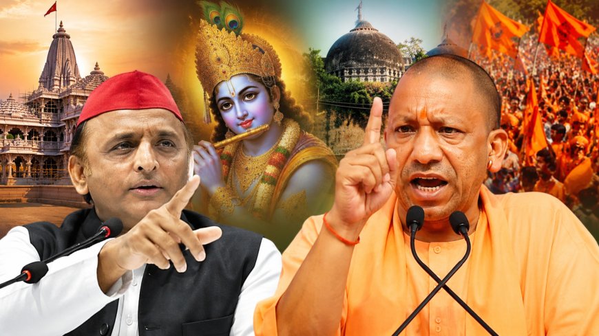 'रामलला के कीजिए दर्शन, आएगी सद्बुद्धि', हाथरस से अखिलेश पर योगी का तीखा हमला, कृष्णजन्म भूमि पर खुलकर बोलने का दिया चैलेंज 