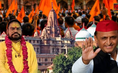 मथुरा में फिर गरमाई श्रीकृष्ण जन्मभूमि की सियासत, 9 अगस्त को कार सेवा का ऐलान, अखिलेश यादव से भी की आंदोलन में शामिल होने की अपील