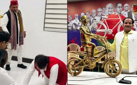 कौन हैं अखिलेश के सामने पुशअप लगाने वाले सीताराम? झांसी के 50 साल के किसान, बोले- भैया कहेंगे तो 200 पुशअप भी लगा देंगे