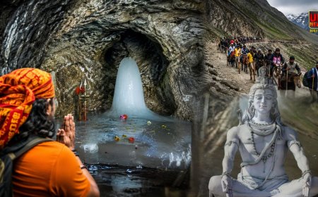 अमरनाथ गुफा से गायब हुई 90 फीसदी शिवलिंग, 7 फीट से एक फीट हुआ बाबा बर्फानी का आकार, 3 दिन में 56 हजार श्रद्धालुओं ने किए दर्शन