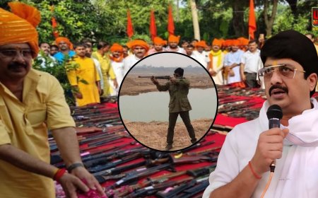 राजा भैया का अचूक निशाना, स्टेट शूटिंग चैंपियनशिप में जीता कांस्य पदक, दिल्ली में दिखाया दम, जानिए हथियारों का शौक कैसे बना पहचान