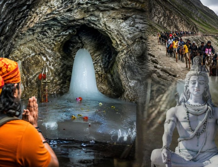 अमरनाथ गुफा से गायब हुई 90 फीसदी शिवलिंग, 7 फीट से एक फीट हुआ बाबा बर्फानी का आकार, 3 दिन में 56 हजार श्रद्धालुओं ने किए दर्शन