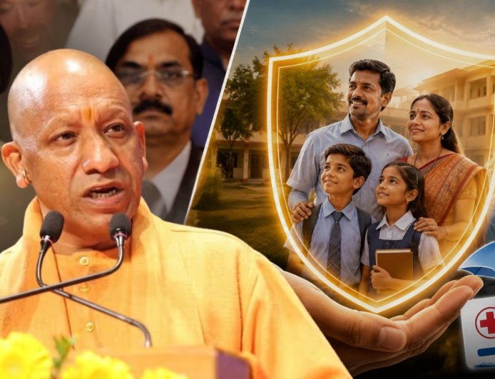 यूपी के 12 लाख टीचर्स को सीएम योगी का बड़ा तोहफा,  हादसे हुआ तो मिलेगा एक करोड़ का एक्सीडेंटल बीमा, 5 लाख तक का इलाज भी फ्री