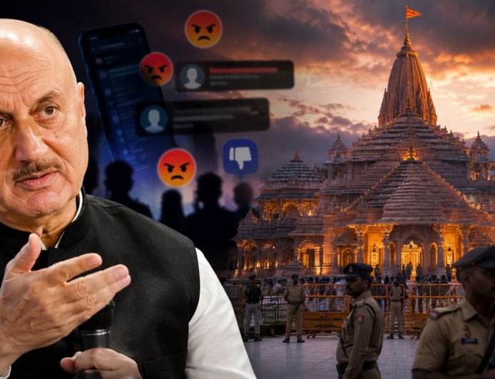 राम मंदिर चोरी पर बयान देकर घिरे अनुपम खेर: मुगलों का जिक्र किया तो सोशल मीडिया पर शुरू हुई ट्रोलिंग, एक्टर ने दिया जवाब