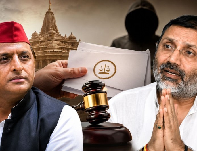 टिन्नू टीपू विवाद में निशिकांत दुबे का नया दांव, अखिलेश के वकील से मांगी माफी, बोले - मानहानि का नहीं था इरादा 