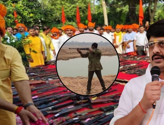 राजा भैया का अचूक निशाना, स्टेट शूटिंग चैंपियनशिप में जीता कांस्य पदक, दिल्ली में दिखाया दम, जानिए हथियारों का शौक कैसे बना पहचान