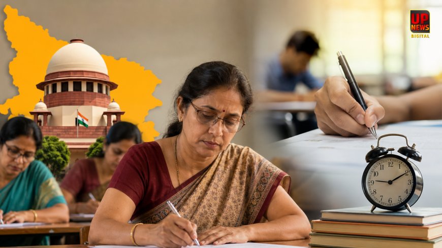 25 साल से बच्चों को पढ़ाने वाले शिक्षक अब खुद देंगे परीक्षा, UPTET-2026 देने वालों को मिलेगा विशेष अवकाश, UP के 1.86 लाख शिक्षकों को मिली बड़ी राहत