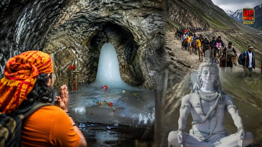 अमरनाथ गुफा से गायब हुई 90 फीसदी शिवलिंग, 7 फीट से एक फीट हुआ बाबा बर्फानी का आकार, 3 दिन में 56 हजार श्रद्धालुओं ने किए दर्शन