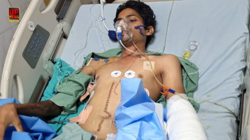 लखनऊ के लोहिया अस्पताल में इलाज कराने आया युवक हुआ अपाहिज, पेट के ऑपरेशन के दौरान हाथ में फैला इन्फेक्शन, परिजनों ने लगाया डॉक्टरों के लापरवाही का आरोप