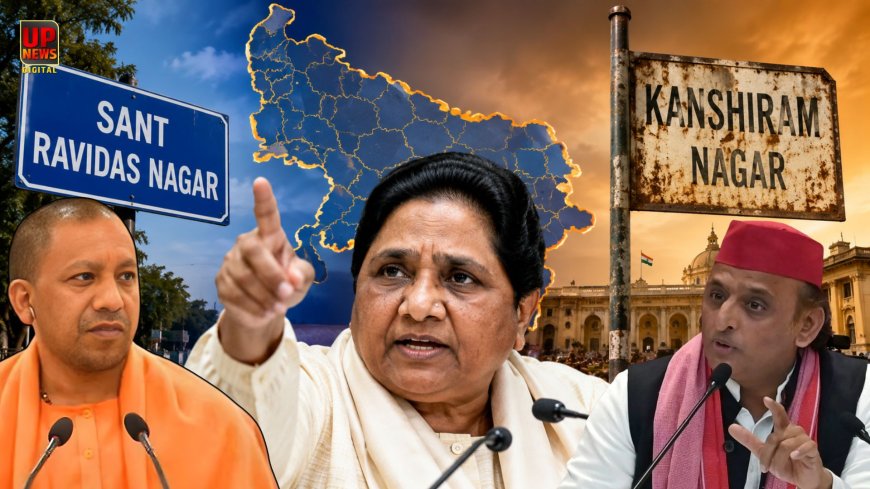 संत रविदास नगर के बाद अब कांशीराम नगर बनाने की मांग, मायावती ने योगी सरकार से कहा- 9 अक्टूबर से पहले बहाल हों महापुरुषों के नाम वाले जिले