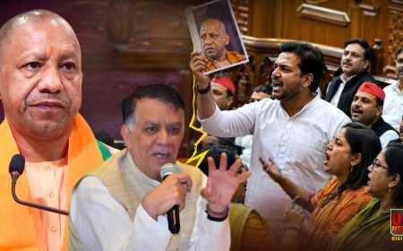 राम मंदिर चढ़ावा विवाद पर विधानसभा में महाबवाल, सीएम योगी की फोटो लहराने पर भड़के महाना, सपा विधायक को पूरे सत्र से किया बाहर