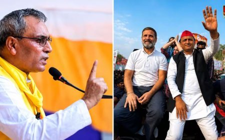 'बड़का भैया प्रयागराज में फ्लॉप तो छोटका भैया AC में बंद' अखिलेश-राहुल पर ओपी राजभर का तंज, बोले- 200-200 सीट बांट लो