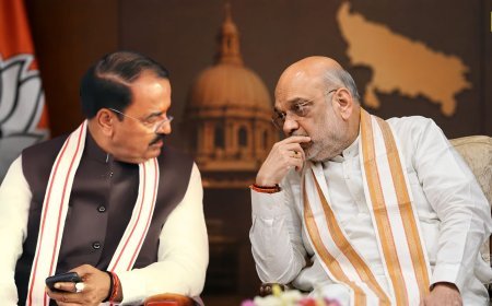 गृहमंत्री अमित शाह से मिले डिप्टी सीएम केशव मौर्य, दिल्ली में हुई बैठक ने यूपी में बढ़ाया सियासी पारा, जानिए दोनों के बीच क्या हुई बातचीत ?