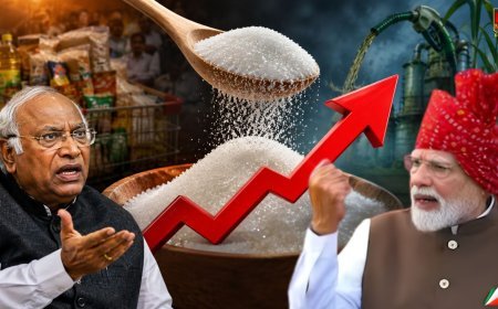 चीनी 3 महीने में 19 रुपए महंगी, खड़गे ने पूछा- ये कैसा आत्मनिर्भर भारत, सरकार बोली- एथेनॉल जिम्मेदार नहीं