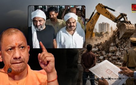 माफिया अतीक अहमद और अशरफ की कुर्क जमीन पर हो रहा अवैध कब्जा, 3 बिल्डरों पर दर्ज हुई FIR, पुलिस ने फिर से चलवाया बुलडोजर 