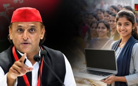 सपा मुखिया की प्लानिंग लीक हो कर सरकार तक पहुंच रही, चुनावी ऐलान करते हुए बोले अखिलेश यादव, 12 वीं पास बेटियों को लैपटॉप देने का किया वादा