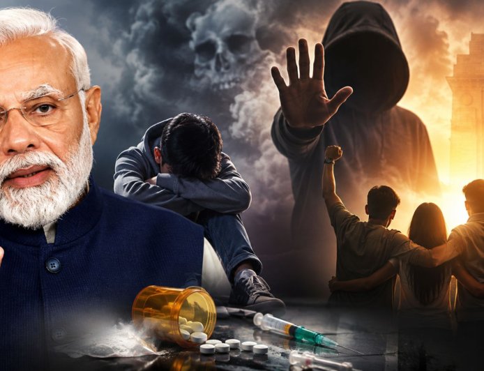 भारत को नशे में धकेलना चाहते हैं दुश्मन देश, ड्रग्स सप्लाई आतंकी साजिश का हिस्सा, पीएम मोदी बोले - युवाओं को बचाना ही भारत की सबसे बड़ी लड़ाई