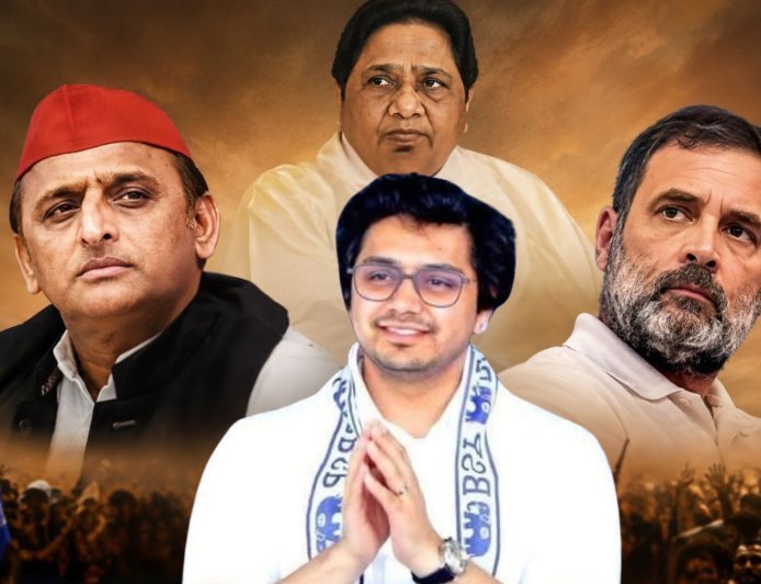 'अखिलेश-राहुल 50 साल के बूढ़े, इन्हें अंकल कहूंगा' 2 साल बाद चुनावी रैली में दिखे आकाश आनंद, हाथरस में घोषित किया प्रत्याशी