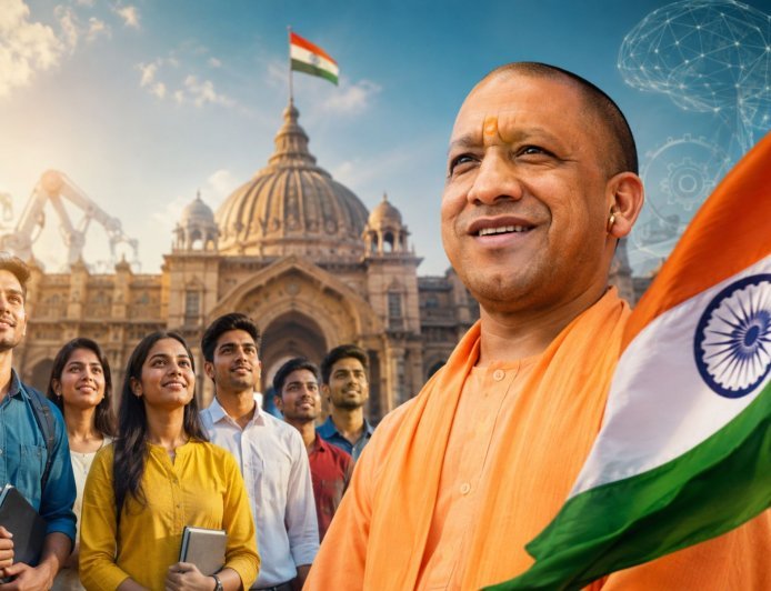 15 अगस्त पर सीएम योगी का बड़ा ऐलान- जल्द आएगी यूथ पॉलिसी, AI से डिफेंस मैन्युफैक्चरिंग तक युवाओं के लिए खुलेंगे नए रास्ते, पगड़ी पहनकर लहराया तिरंगा