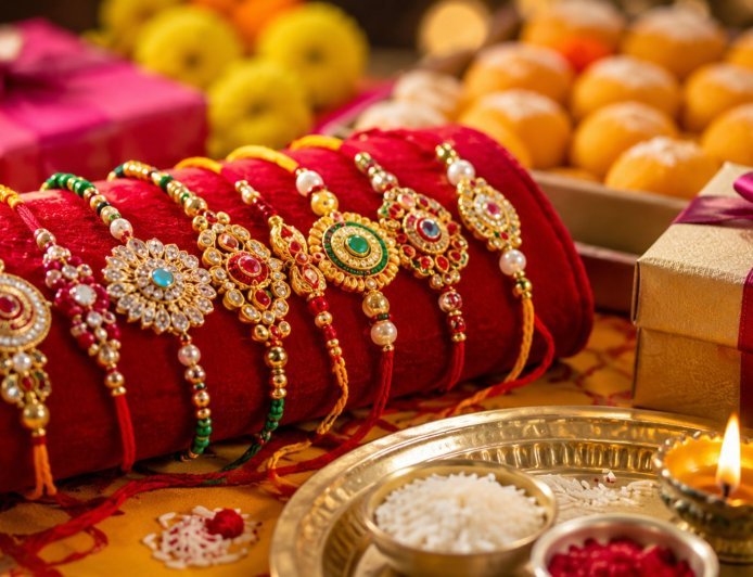इस बार की राखी लोगों के लिए बनी खुशियों की त्योहार, रक्षा बंधन पर 30 हजार करोड़ का बाजार, डिजाइनर राखियों से बदली त्योहार की तस्वीर