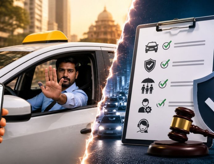 यूपी में कैब ड्राइवरों की मनमानी पर लगेगी लगाम, पिकअप से मना किया तो 100 रुपए जुर्माना, ड्राइवरों को 5 लाख का हेल्थ इंश्योरेंस