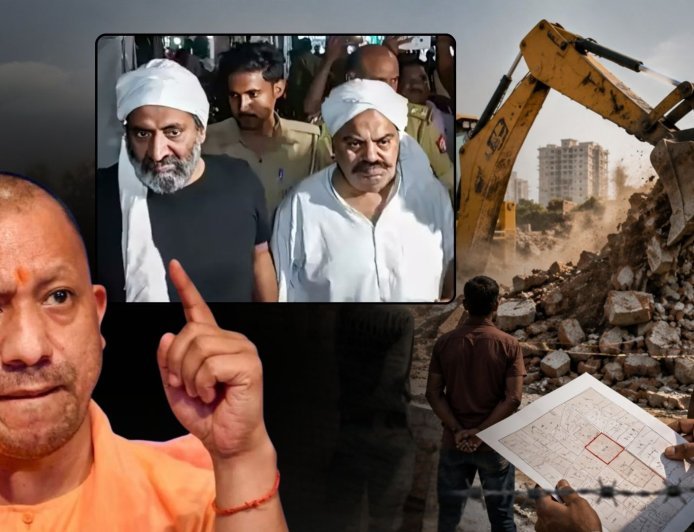 माफिया अतीक अहमद और अशरफ की कुर्क जमीन पर हो रहा अवैध कब्जा, 3 बिल्डरों पर दर्ज हुई FIR, पुलिस ने फिर से चलवाया बुलडोजर 