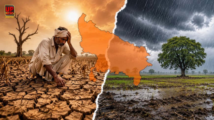 यूपी के 28 जिले सूखे की चपेट में, आधा मानसून बीता फिर भी 27% कम बारिश, अब अगस्त-सितंबर तय करेंगे राहत मिलेगी या बढ़ेगा संकट