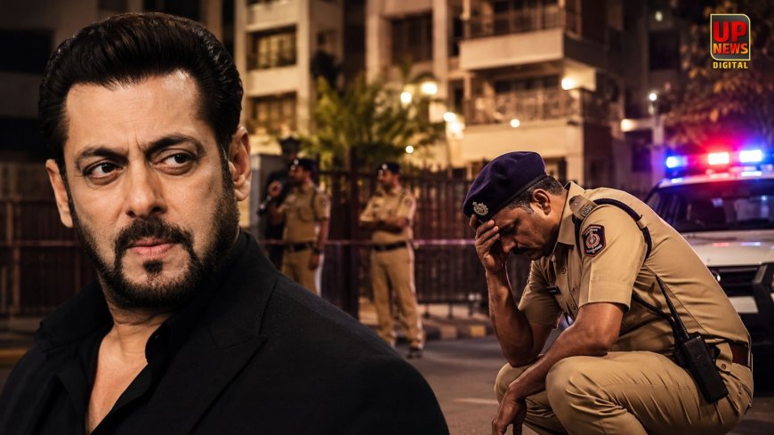सलमान खान के घर के बाहर पुलिसवाले की मौत, लॉरेंस गैंग से सुरक्षा के लिए थे तैनात, ड्यूटी के दौरान अचानक गिरे, अस्पताल में डॉक्टरों ने किया मृत घोषित