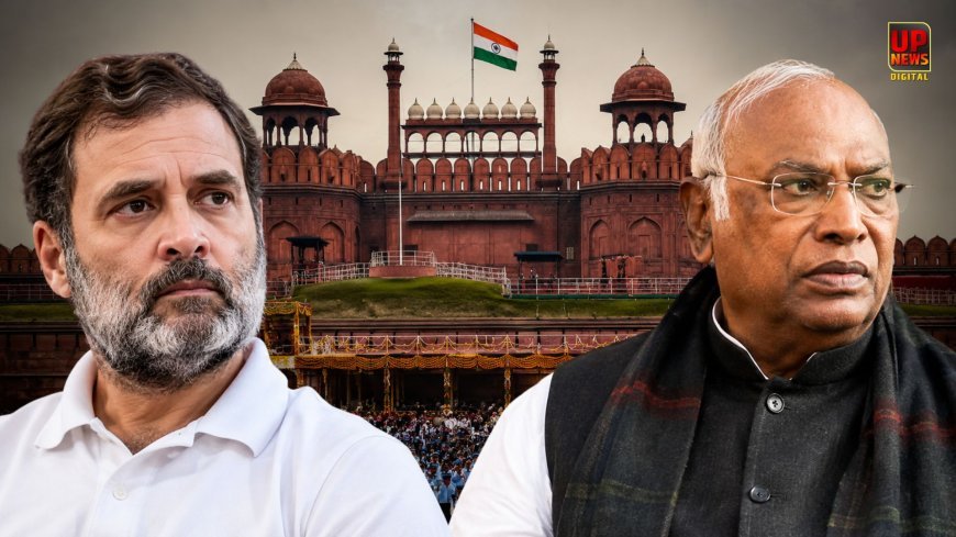 राहुल-खड़गे लगातार दूसरे साल लालकिले के समारोह से रहे दूर, 2024 में पांचवीं लाइन में बैठाने पर हुआ था विवाद, BJP ने कांग्रेस पर साधा निशाना