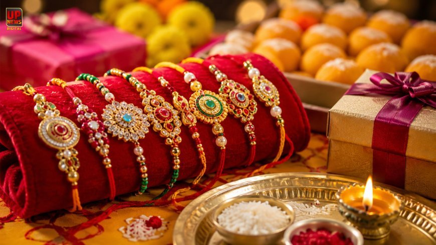 इस बार की राखी लोगों के लिए बनी खुशियों की त्योहार, रक्षा बंधन पर 30 हजार करोड़ का बाजार, डिजाइनर राखियों से बदली त्योहार की तस्वीर