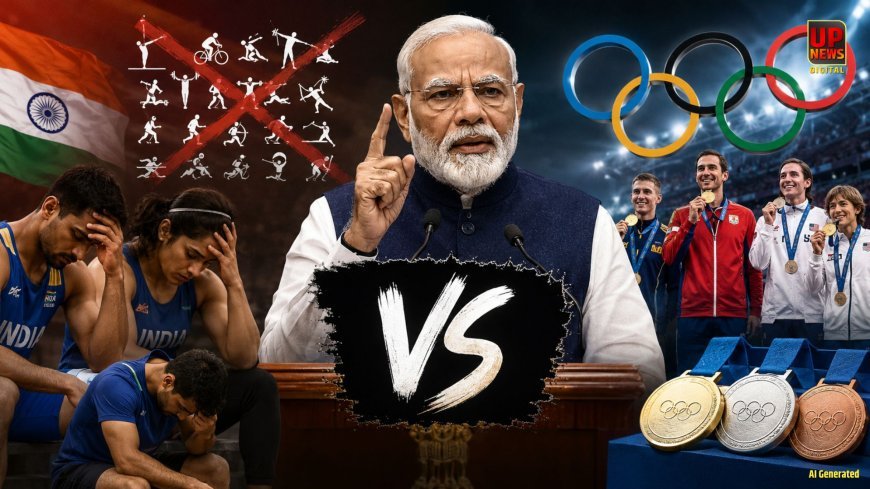 ओलंपिक में भारत पीछे क्यों? PM मोदी ने बताई कड़वी सच्चाई, बोले- आधे खेलों में लेते ही नहीं हिस्सा