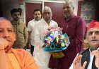 सपा नेता के घर पहुंचे संजय निषाद, हाथ में बुके और सामने 2027 का चुनाव, क्या बीजेपी पर दबाव बना रहे हैं मंत्री?