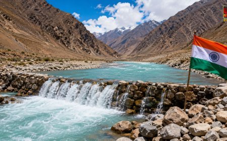 सिंधु नदी पर भारत ने बनाया पहला रॉक चेक डैम, लद्दाख के किसानों को मिलेगा फायदा, पाकिस्तान के लिए बढ़ी मुश्किलें