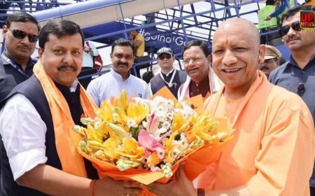 मेरठ में योगी-नितिन नवीन का शक्ति प्रदर्शन, युवाओं से बोले भाजपा अध्यक्ष- रील नहीं रियल जिएं