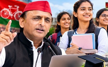 मुलायम की कन्या विद्याधन योजना फिर लाएंगे अखिलेश, 12वीं पास छात्राओं को 50 हजार और लैपटॉप देने का किया वादा