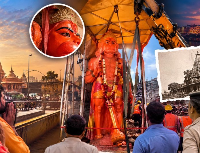 महाकाल की नगरी में हनुमान प्रतिमा को हटाने की कोशिश नाकाम, चार दिन के बाद भी प्रशासन खाली हाथ, 170 साल पुराने इस मंदिर की क्या है सच्चाई...