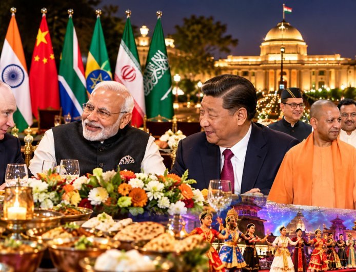 पुतिन-जिनपिंग के साथ डिनर टेबल पर दिखेंगे योगी, राष्ट्रपति भवन में जुटेंगे कई राज्यों के मुख्यमंत्री, जानिए कौन-कौन होगा शामिल