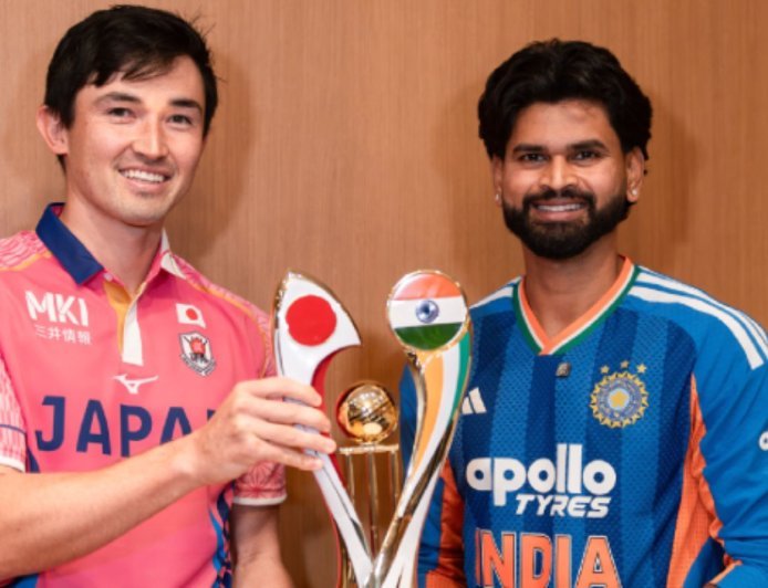 भारत और जापान के बीच खेला गया T-20 मैच, अभिषेक जीरो पर तो ईशान तीन रन बनाकर आउट, टीम इंडिया ने बनाए 32 रन