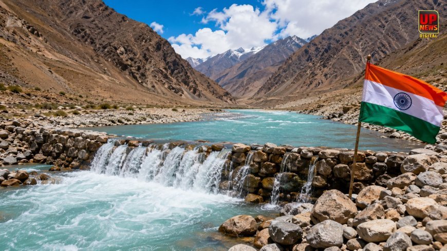 सिंधु नदी पर भारत ने बनाया पहला रॉक चेक डैम, लद्दाख के किसानों को मिलेगा फायदा, पाकिस्तान के लिए बढ़ी मुश्किलें