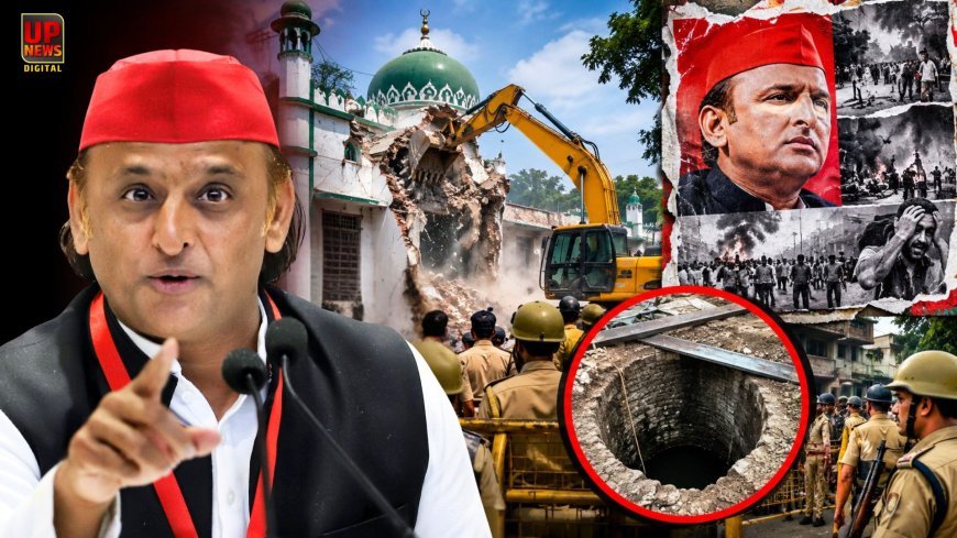 सहारनपुर में मस्जिद ढहाए जाने के बाद बढ़ी सियासी गरमाहट, अखिलेश यादव के खिलाफ लगे पोस्टर, सपा डेलिगेशन के पहुंचने से पहले बढ़ा तनाव